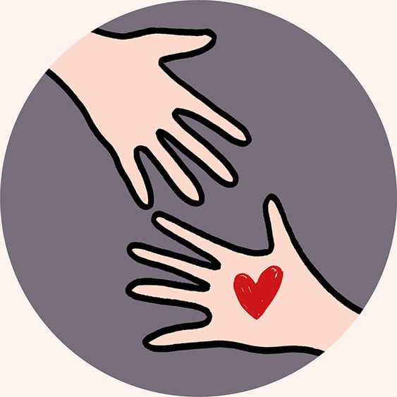 Zusammen statt allein I Illustration: Anja von Bodecker
